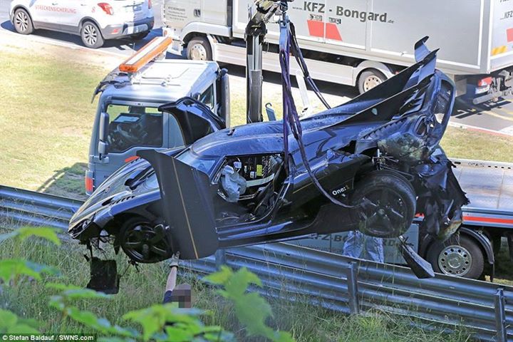 Koenigsegg One:1, który w miniony poniedziałek rozbił się na torze Nordschleife, doznał awarii…